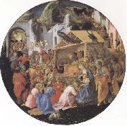 Filippo Lippi,Adoration of the Magi Botticelli